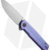 WE Knife Co. Charith Frame Lock Knife Purple Ripple Ti (3" BB) WE20056-2