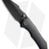 WE Knife Co. High-Fin Frame Lock Knife Black Titanium (3" Black SW) WE22005-1