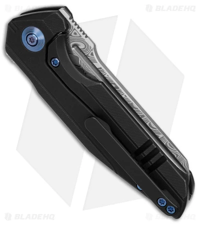 WE Knife Co. StarHawk Frame Lock Knife Black Ti (2.8" Damascus) WE21017-DS1 3 WE Knife Co. StarHawk Frame Lock Knife Black Ti (2.8" Damascus) WE21017-DS1 - Image 3