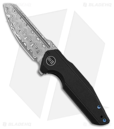 WE Knife Co. StarHawk Frame Lock Knife Black Ti (2.8" Damascus) WE21017-DS1 1 WE Knife Co. StarHawk Frame Lock Knife Black Ti (2.8" Damascus) WE21017-DS1