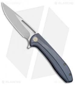 We Knife Co. Cirrus 615D Frame Lock Knife Blue Titanium (3.7" BB/Satin)