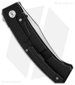 WE Knife Co. Shuddan Frame Lock Knife Black Titanium (3.48" Satin) WE21015-1 -We Knife Co Shop WE Knife CO Shuddan FLK Black Ti 3in Satin BHQ 145871 td side
