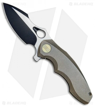 WE Knife Co. 605L Frame Lock Knife Bronze Titanium (3" Two-Tone) 1 WE Knife Co. 605L Frame Lock Knife Bronze Titanium (3" Two-Tone)