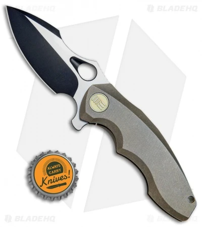 WE Knife Co. 605L Frame Lock Knife Bronze Titanium (3" Two-Tone) 4 WE Knife Co. 605L Frame Lock Knife Bronze Titanium (3" Two-Tone) - Image 4