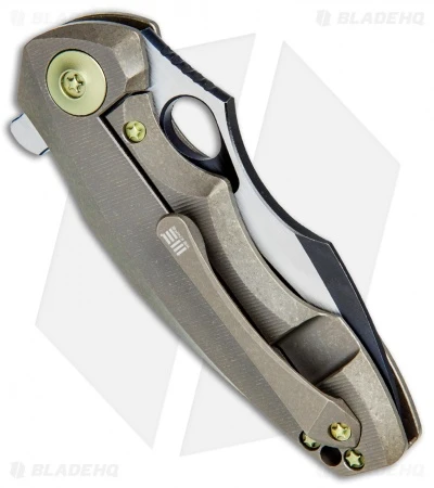 WE Knife Co. 605L Frame Lock Knife Bronze Titanium (3" Two-Tone) 3 WE Knife Co. 605L Frame Lock Knife Bronze Titanium (3" Two-Tone) - Image 3