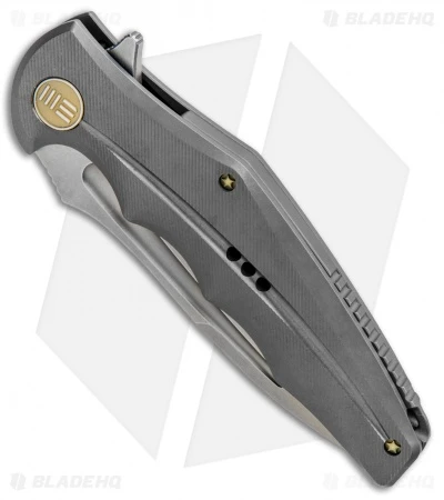 WE Knife Co. 608O Frame Lock Knife Grey Titanium (4" Stonewash) 2 WE Knife Co. 608O Frame Lock Knife Grey Titanium (4" Stonewash) - Image 2