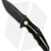 WE Knife Co. 608R Frame Lock Knife Black Titanium (4" Black Stonewash)