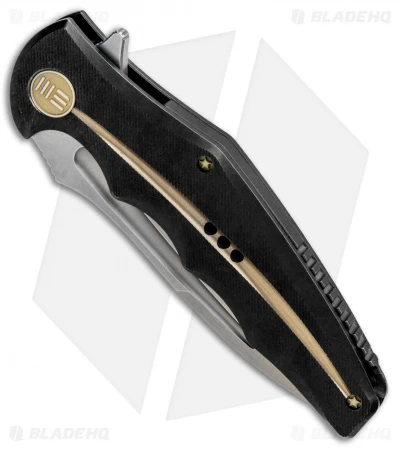 WE Knife Co. 608S Frame Lock Knife Black Titanium (4" Stonewash) 2 WE Knife Co. 608S Frame Lock Knife Black Titanium (4" Stonewash) - Image 2