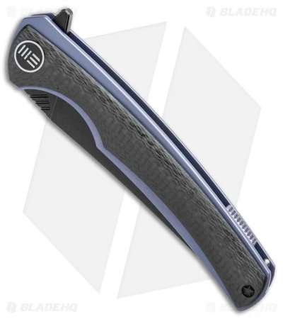 WE Knife Co. 704CF-G Liner Lock Knife CF/Blue Ti (3.6" Black Stonewash) 2 WE Knife Co. 704CF-G Liner Lock Knife CF/Blue Ti (3.6" Black Stonewash) - Image 2