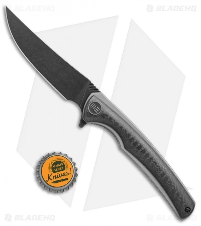 WE Knife Co. 704CF-J Liner Lock Knife CF/Ti (3.6" Black Stonewash) 4 WE Knife Co. 704CF-J Liner Lock Knife CF/Ti (3.6" Black Stonewash) - Image 4