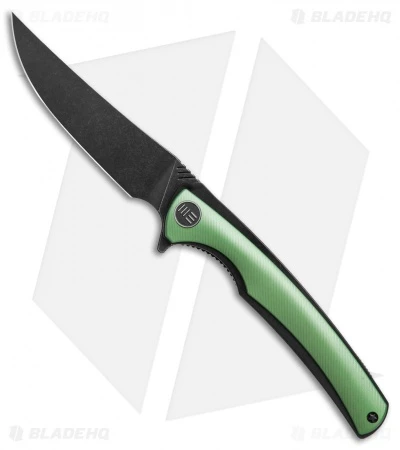 WE Knife Co. 704H Liner Lock Knife Green Ti (3.6" Black Stonewash) 1 WE Knife Co. 704H Liner Lock Knife Green Ti (3.6" Black Stonewash)