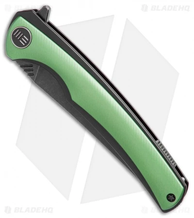 WE Knife Co. 704H Liner Lock Knife Green Ti (3.6" Black Stonewash) 2 WE Knife Co. 704H Liner Lock Knife Green Ti (3.6" Black Stonewash) - Image 2
