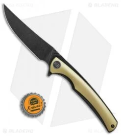 WE Knife Co. 704I Liner Lock Knife Gold Ti (3.6" Black Stonewash) 7 WE Knife Co. 704I Liner Lock Knife Gold Ti (3.6" Black Stonewash) -We Knife Co Shop WE Knife Co 704I gold ti black sw BHQ 75622 er bottlecap jr