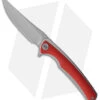 WE Knife Co. 704XR Liner Lock Knife Red G-10 (3.5" Satin)