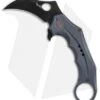 WE Knife Co. 708A Karambit Frame Lock Knife Blue Ti (3.6" Black SW)