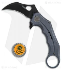 WE Knife Co. 708A Karambit Frame Lock Knife Blue Ti (3.6" Black SW) -We Knife Co Shop WE Knife Co 708A karambit blue ti black sw BHQ 68696 er size