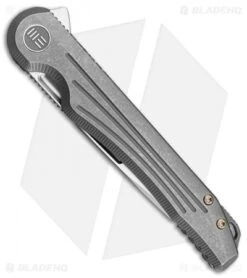 WE Knife Co. Array Frame Lock Knife Gray Ti (3.7" Stonewash) 718D -We Knife Co Shop WE Knife Co Array Gray Ti SW 718D BHQ 79849 er spine