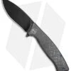 WE Knife Co. Balaenoptera Frame Lock Knife Gray Ti (3.5" Black) 712C