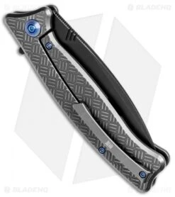 WE Knife Co. Balaenoptera Frame Lock Knife Gray Ti (3.5" Black) 712C 6 WE Knife Co. Balaenoptera Frame Lock Knife Gray Ti (3.5" Black) 712C -We Knife Co Shop WE Knife Co Balaenoptera FL Gray Ti Black 712C BHQ 77536 jr side