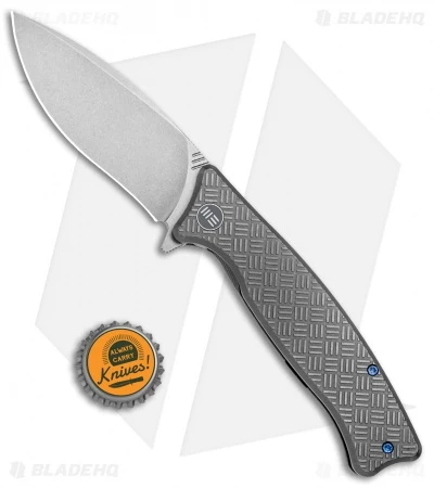 WE Knife Co. Balaenoptera Frame Lock Knife Gray Ti (3.5" Stonewash) 712D 4 WE Knife Co. Balaenoptera Frame Lock Knife Gray Ti (3.5" Stonewash) 712D - Image 4