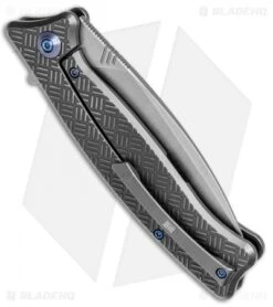 WE Knife Co. Balaenoptera Frame Lock Knife Gray Ti (3.5" Stonewash) 712D 6 WE Knife Co. Balaenoptera Frame Lock Knife Gray Ti (3.5" Stonewash) 712D -We Knife Co Shop WE Knife Co Balaenoptera FL Gray Ti SW 712D BHQ 77537 jr side