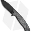 WE Knife Co. Balaenoptera Frame Lock Knife Black/Gray Ti (3.5" Black) 712E