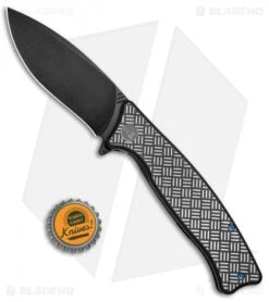 WE Knife Co. Balaenoptera Frame Lock Knife Black/Gray Ti (3.5" Black) 712E -We Knife Co Shop WE Knife Co Balaenoptera FL White Black Ti Black 712E BHQ 77540 jr bottlecap 1