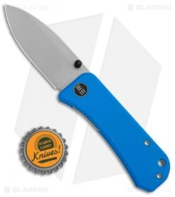 WE Knife Co. Banter Liner Lock Knife Blue G-10 (2.9" Bead Blast) WE2004A -We Knife Co Shop WE Knife Co Banter LL Blue G 10 BB SW 2004A BHQ 105270 jr bottlecap