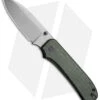 WE Knife Co. Big Banter Liner Lock Knife Green Micarta (3.69" SW 20CV) WE21045-2