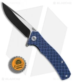 WE Knife Co. Blitz Liner Lock Knife Blue G-10 (3.4" Black SW) 711A -We Knife Co Shop WE Knife Co Blitz blue G10 black sw BHQ 75604 er bottlecap