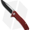 WE Knife Co. Blitz Liner Lock Knife Red G-10 (3.4" Black SW) 711C