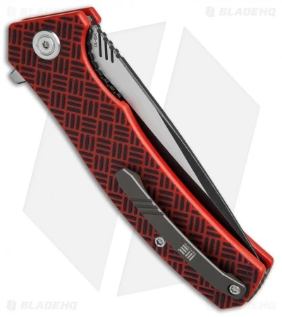 WE Knife Co. Blitz Liner Lock Knife Red G-10 (3.4" Black SW) 711C 2 WE Knife Co. Blitz Liner Lock Knife Red G-10 (3.4" Black SW) 711C - Image 2