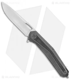WE Knife Co. Caliber Frame Lock Knife Titanium/CF (3.45" Satin) 808B