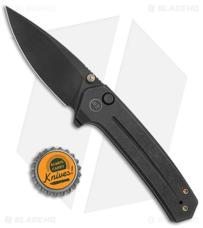 WE Knife Co. Culex Button Lock Knife Black Titanium (3" Black SW) 21026B-2 4 WE Knife Co. Culex Button Lock Knife Black Titanium (3" Black SW) 21026B-2 - Image 4