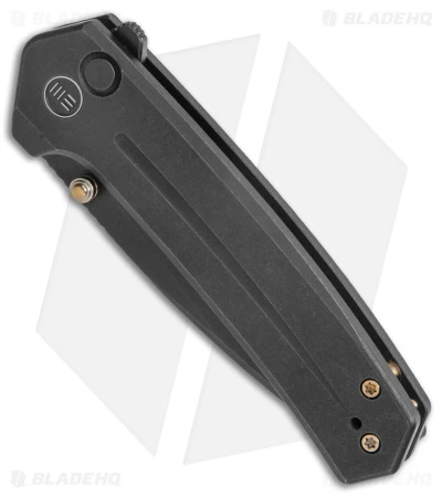 WE Knife Co. Culex Button Lock Knife Black Titanium (3" Black SW) 21026B-2 2 WE Knife Co. Culex Button Lock Knife Black Titanium (3" Black SW) 21026B-2 - Image 2