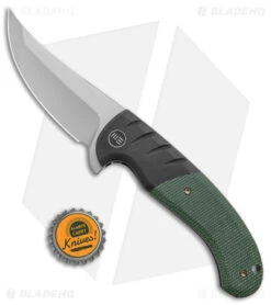 WE Knife Co. Curvaceous Frame Lock Knife Green Micarta/Ti (3.7" BB) WE20012-2 7 WE Knife Co. Curvaceous Frame Lock Knife Green Micarta/Ti (3.7" BB) WE20012-2 -We Knife Co Shop WE Knife Co Curvaceous FL Green Micarta Ti BB BHQ 141440 jr bottlecap