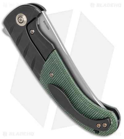 WE Knife Co. Curvaceous Frame Lock Knife Green Micarta/Ti (3.7" BB) WE20012-2 3 WE Knife Co. Curvaceous Frame Lock Knife Green Micarta/Ti (3.7" BB) WE20012-2 - Image 3