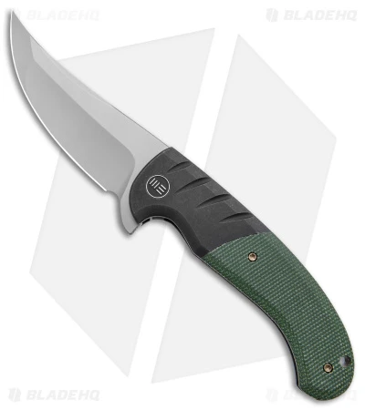 WE Knife Co. Curvaceous Frame Lock Knife Green Micarta/Ti (3.7" BB) WE20012-2 1 WE Knife Co. Curvaceous Frame Lock Knife Green Micarta/Ti (3.7" BB) WE20012-2