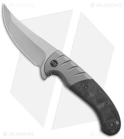 WE Knife Co. Curvaceous Frame Lock Knife Marble CF/Ti (3.7" BB) WE20012-1