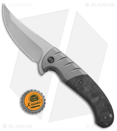 WE Knife Co. Curvaceous Frame Lock Knife Marble CF/Ti (3.7" BB) WE20012-1 4 WE Knife Co. Curvaceous Frame Lock Knife Marble CF/Ti (3.7" BB) WE20012-1 - Image 4