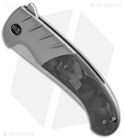 WE Knife Co. Curvaceous Frame Lock Knife Marble CF/Ti (3.7" BB) WE20012-1 2 WE Knife Co. Curvaceous Frame Lock Knife Marble CF/Ti (3.7" BB) WE20012-1 - Image 2