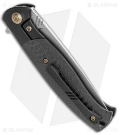 WE Knife Co. Deacon Flipper Knife Ti/CF Black (3.25" Bead Blast) 901E -We Knife Co Shop WE Knife Co Deacon Flipper Ti CF Black BB BHQ 105677 jr side