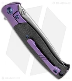 WE Knife Co. Deacon Flipper Knife Ti/CF Purple (3.25" Bead Blast) 901A 7 WE Knife Co. Deacon Flipper Knife Ti/CF Purple (3.25" Bead Blast) 901A -We Knife Co Shop WE Knife Co Deacon Ti CF Purple BB 901A BHQ 93248 jr side