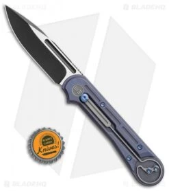 WE Knife Co. Double Helix Slide Lock Knife Blue Ti (3.3" Two-Tone) 815C -We Knife Co Shop WE Knife Co Double Helix Blue Ti Two Tone BHQ 87618 er bottlecap jr