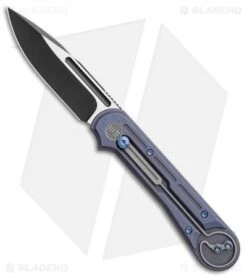 WE Knife Co. Double Helix Slide Lock Knife Blue Ti (3.3" Two-Tone) 815C