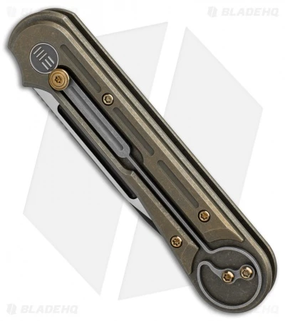WE Knife Co. Double Helix Slide Lock Knife Bronze Ti (3.3" Two-Tone) 815A 3 WE Knife Co. Double Helix Slide Lock Knife Bronze Ti (3.3" Two-Tone) 815A - Image 3