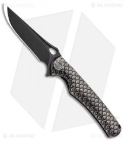 WE Knife Co. Drakon Integral Frame Lock Knife Bronze Ti (3.4" Black SW) 819B