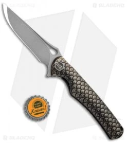 WE Knife Co. Drakon Integral Frame Lock Knife Bronze Ti (3.4" Stonewash) 819A 7 WE Knife Co. Drakon Integral Frame Lock Knife Bronze Ti (3.4" Stonewash) 819A -We Knife Co Shop WE Knife Co Drakon Inegral FL Bronze Ti SW 819A BHQ 92534 jr bottlecap