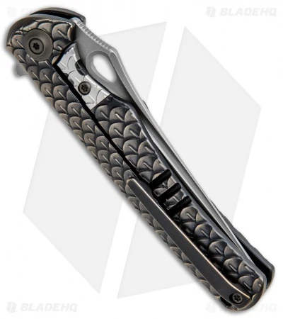 WE Knife Co. Drakon Integral Frame Lock Knife Bronze Ti (3.4" Stonewash) 819A 3 WE Knife Co. Drakon Integral Frame Lock Knife Bronze Ti (3.4" Stonewash) 819A - Image 3