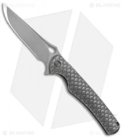 WE Knife Co. Drakon Integral Frame Lock Knife Gray Ti (3.4" Stonewash) 819C